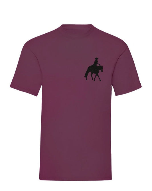 T-shirt Ranchhorse bordeaux